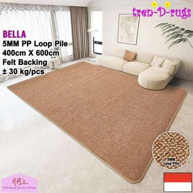 Tren-D-rugs Karpet polos jumbo permadani tikar sajadah musolah masjid lebar modern alas lantai ruang