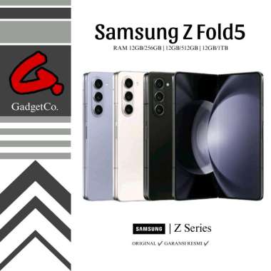 Samsung Galaxy Z Fold 5 12/256GBG 12/512GB 12/1TB Garansi Resmi 12/512GB Icy Blue