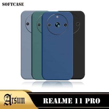 Case Pro Camera REALME 11 PRO Sotfcase Silicon Terbaru Pelindung Body hp Belakang REALME 11 PRO HITA