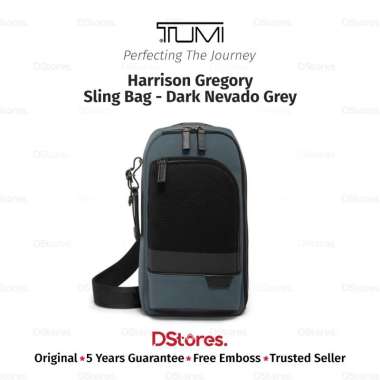 TUM I Tas Selempang Harrison Gregory Sling Bag - Dark Nevado Grey