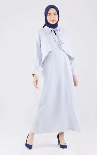Gamis Muslim Wanita LEZAHRASIGNATURE Long Dress Tia