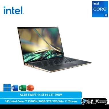 ACER SWIFT 14 SF14-71T-79UV [14"/ Intel Core i7 13700H/16GB/1TB SSD/Win 11/Blue/NX.KESSN.001]