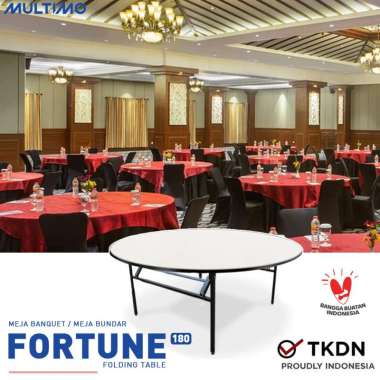 Meja IBM Seahorse Fortune 160 Paded - Meja Banquet / Meja IBM / Meja Makan atau Meeting Lipat Coatin