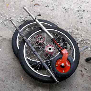 RODA GEROBAK Dorong ring 17inch & Roda Gletrek Roda Kastor Ban Gerobak