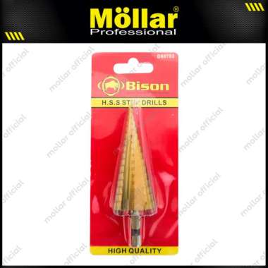 BISON D60703 Mata Bor Besi Step Drill HSS Pagoda Payung Tangga 4-32 mm