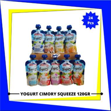 Promo Harga Cimory Squeeze Yogurt Mango Sticky Rice 120 gr - Blibli
