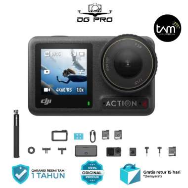 DJI Osmo Action 4 Adventure Combo - Action Camera 4K/120fps - Action 4 Combo