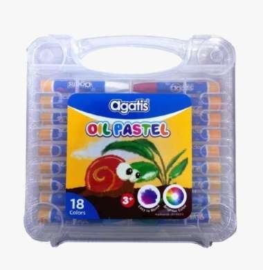 AGATIS Eco Oil Pastel Hexagonal 18 Warna
