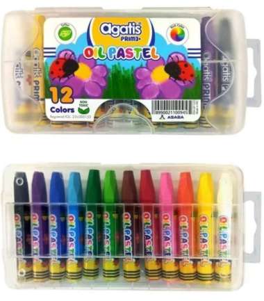 AGATIS Prime Oil Pastel Hexagonal 12 Warna