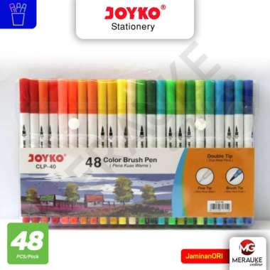 Color Brush Pen Pena Kuas Warna JOYKO CLP-40 ( 48 warna )