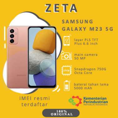 SAMSUNG M23 5G RAM 6GB / ROM 128 GB - BARU, GARANSI SEIN Dark Green