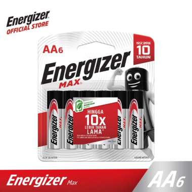 Baterai Energizer Alkaline Max AA BP6