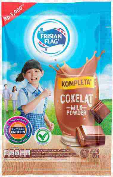 Promo Harga Frisian Flag Susu Bubuk Kompleta Cokelat 35 gr - Blibli