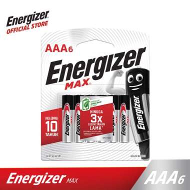 Baterai Energizer Alkaline Max AAA BP6