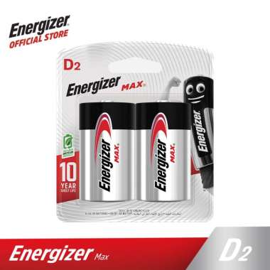 Baterai Energizer Alkaline Max D Size BP2