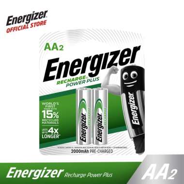 Baterai Energizer Rechargeable AA NH15 2000MAh BP2