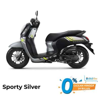 All New Honda SCOOPY FASHION &amp; SPORTY CBS ISS Sepeda Motor Sporty Black Palembang