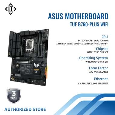 ASUS MOTHERBOARD TUF GAMING B760-PLUS WIFI - (TUF B760-PLUS WIFI)