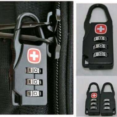 Gembok Koper Kode Angka Swiss Numeric Code Koper Loker Tas Ranse