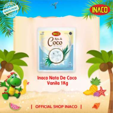 Promo Harga Inaco Nata De Coco Vanila 1000 gr - Blibli