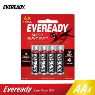 Baterai Eveready Carbon Zinc Super Heavy Duty AA BP4