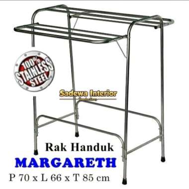 Jemuran Handuk Stainless Steel Binakarya Margaret Jemuran Gantungan