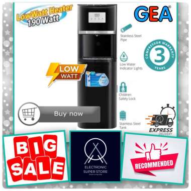 DISPENSER GALON BAWAH GEA HALLEY SUPER LOW WATT KOMPRESOR GEA BOTTOM LOADING DISPENSER