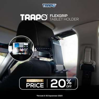 Trapo Flexgrip Tablet Holder ( For 2nd/3rd row of the car)