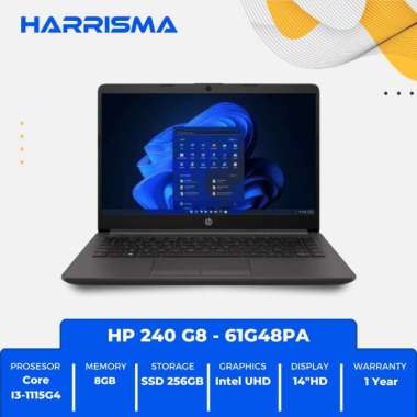 HP 240 G8-61G56PA i7-1165G7/16GB/SSD 128GB+1TB HDD/Intel Iris/Win 11 ProGrey