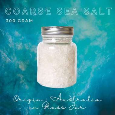 SOEBI ANTIQ - Australia Pure Sea Salt (in Glass Jar) / Garam Kasar / Coarse Salt