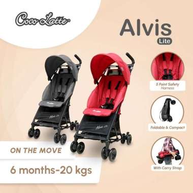 Cocolatte Alvis Lite Stroller - Kereta Dorong Bayi Grey