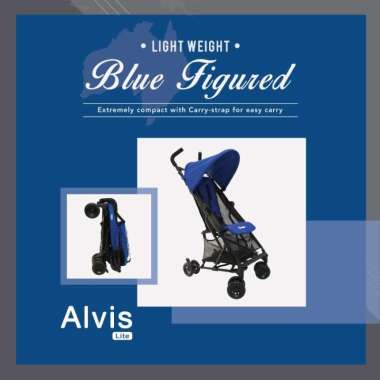Cocolatte Alvis Lite Stroller - Kereta Dorong Bayi Blue