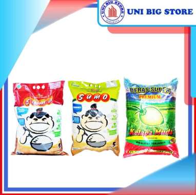 Beras Premium Sumo Merah | Hijau | Kelapa Muda 5 kg Sumo Merah