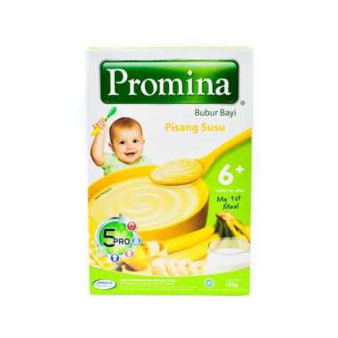 Promina Bubur Bayi 6+ bulan 120gr Pisang susu