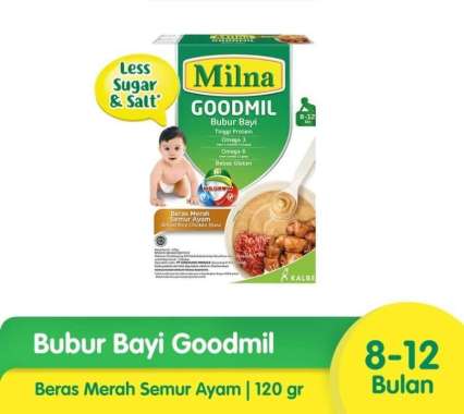 Milna Goodmil 8-12bulan 120gr Beras Mrh semur