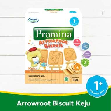 Promina Arrowroot Biscuit 110g / Biskuit Bayi Keju