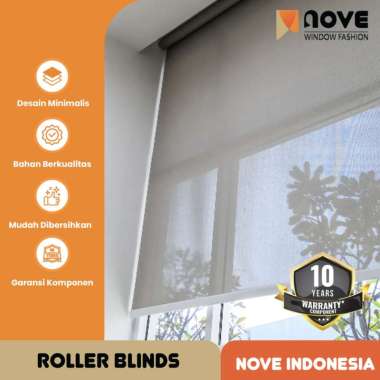 Nove Roller Blind Indoor Sunscreen – Solar Screen - Tirai Gulung Chain 50 1101 - 2