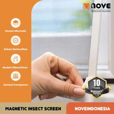 Nove Kawat Nyamuk Magnet Parabola - Magnetic Insect Kawat Nyamuk List Cokelat Cokelat SC-07