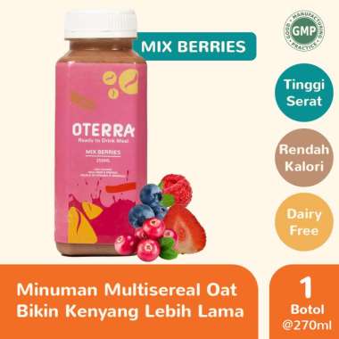 OTERRA Ready to Drink Meal - Mix Berries (1 Botol) - Vegan Friendly