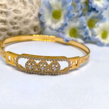 Gelang bangkok emas kuning kadar 700% 16k berat 5.90 gram