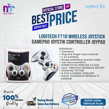 Logitech F710 Wireless Joystick Gamepad Joystik Controller Joypad