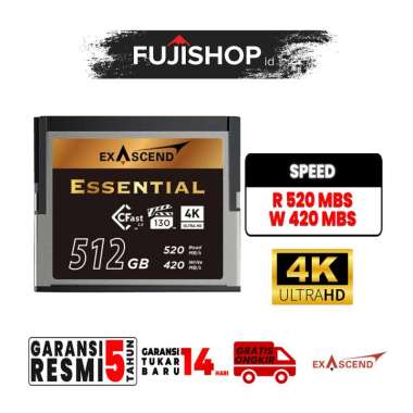 Exascend Essential CFAST 2.0 Series Memory Card 256 GB