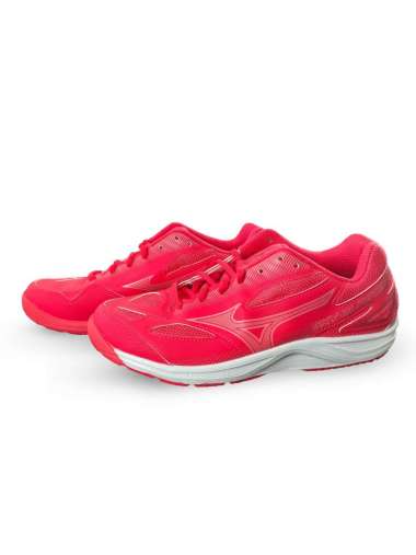 Mizuno Sepatu Badminton Sky Blaster 3 Wide Bitswt/Spcd Coral/Amrcn Beauty 25.5