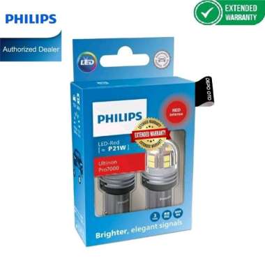 Philips Ultinon Pro7000 LED P21W S25 Lampu Malam Rem Stop Merah
