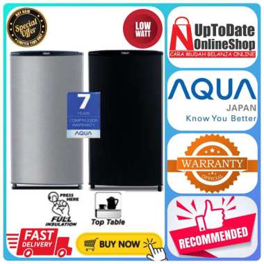 KULKAS FREEZER ES BATU / ASI 4 RAK AQUA AQF-S4 S4 AQFS4 FAST FREEZING EXTRA LOW WATT LEMARI ES AQUA 