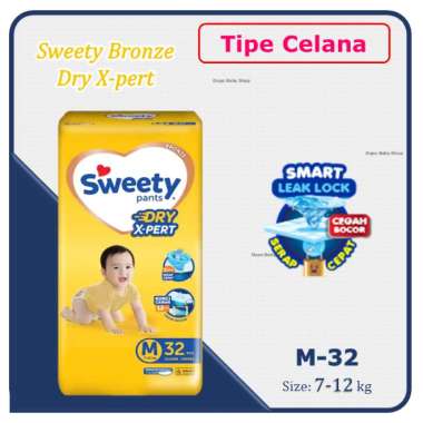 Sweety Bronze Pants M32 Popok Celana M 32