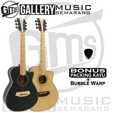 Gitar Akustik ¾ Cole Clark Gitar 3/4 PAKET A Natural