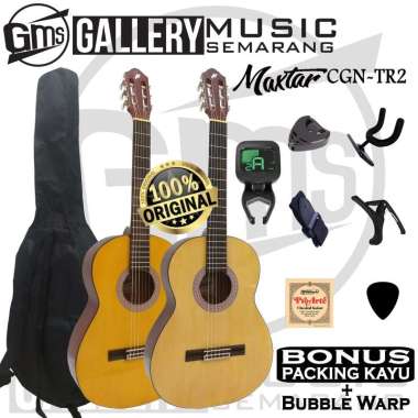 ORIGINAL!!! Gitar Klasik Maxtar CGN-TR2 Gitar Klasik Nylon Original PAKET C Natural