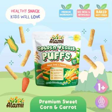 Alamii Golden Veggie Puffs Snack Anak