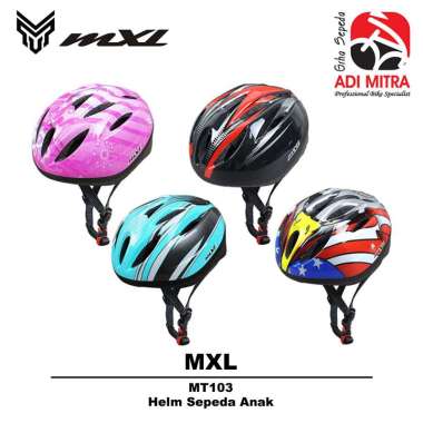 MXL MT103 Kids Bicycle Helmet Helm Sepeda Anak Blue